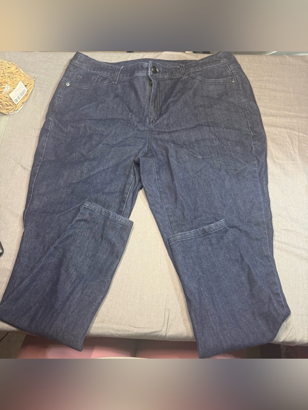 Lane Bryant Skinny Jeans in Dark Blue Denim